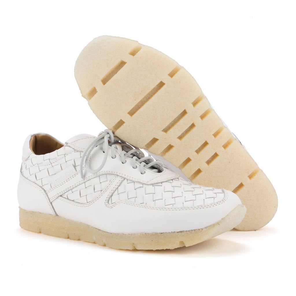 WOVEN SNEAKERS – White