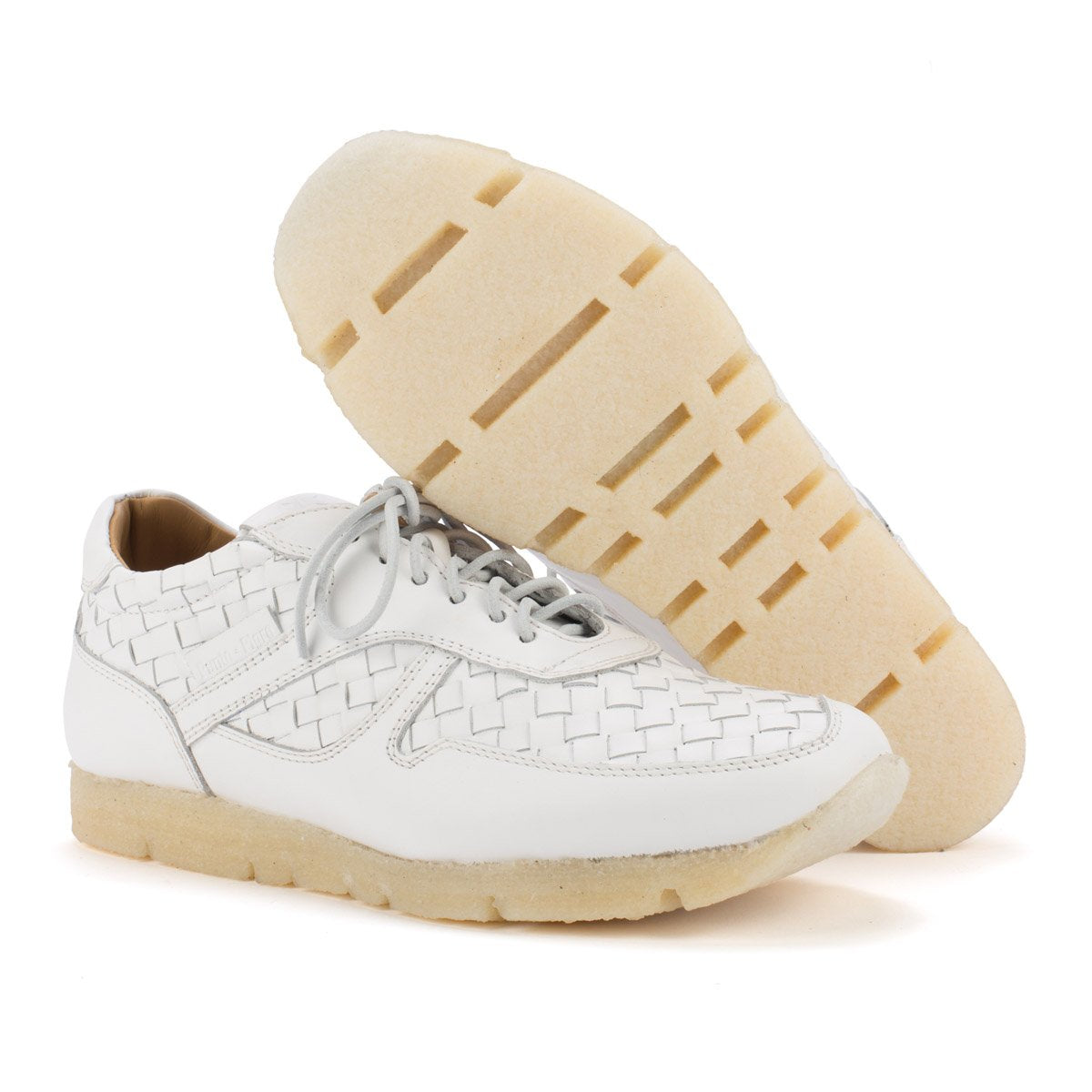 WOVEN SNEAKERS – White