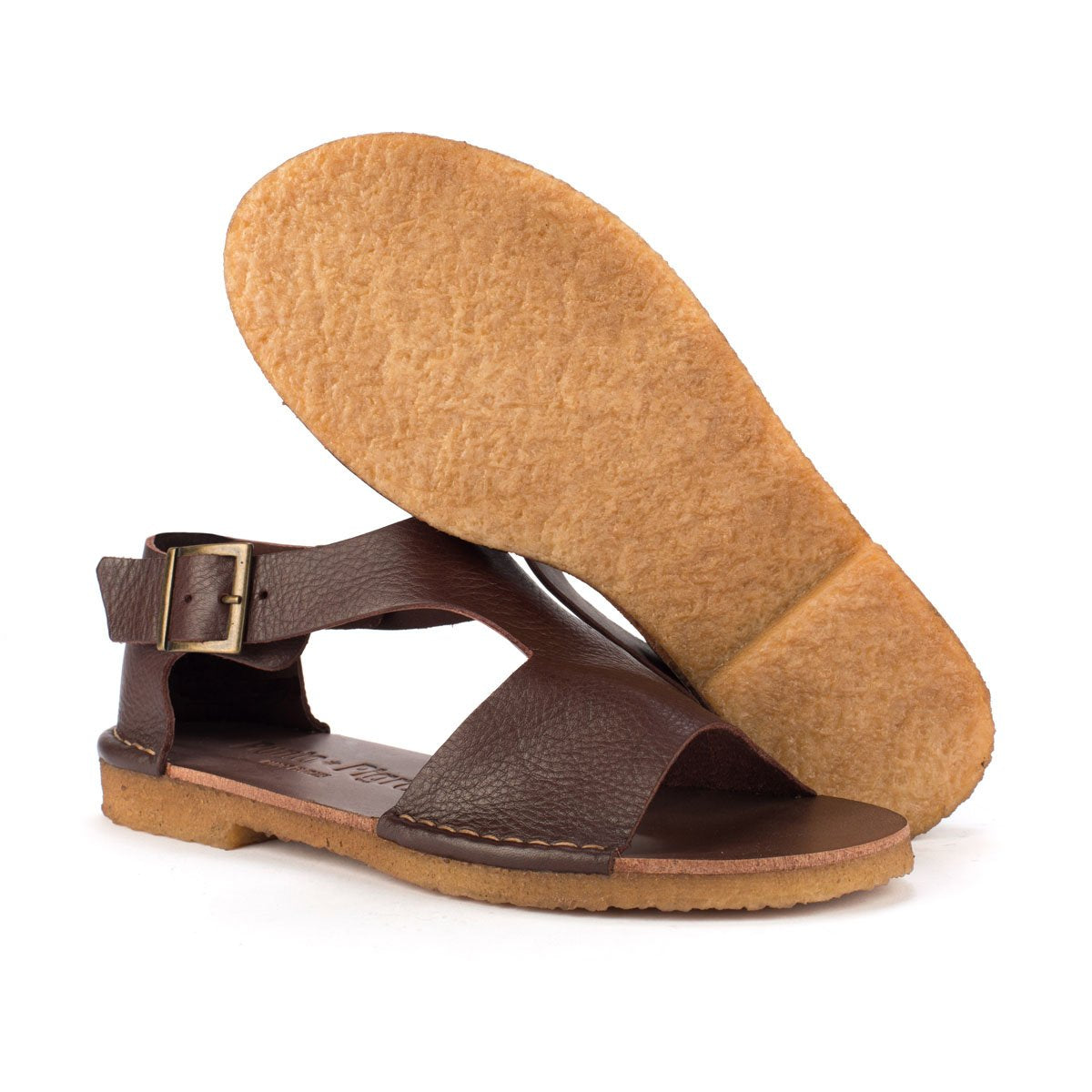 SAN 201 CREPE – Leather sandals