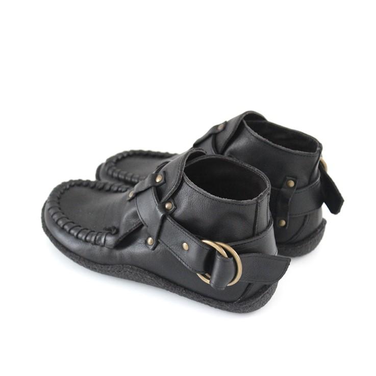 Beams Black – Opanka slip-on