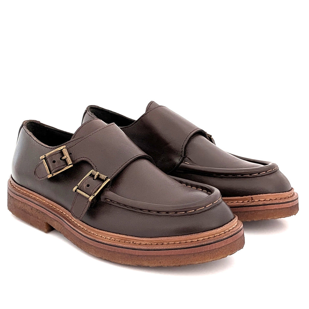 COLLEGE 99 - Double Monk Strap Shoe