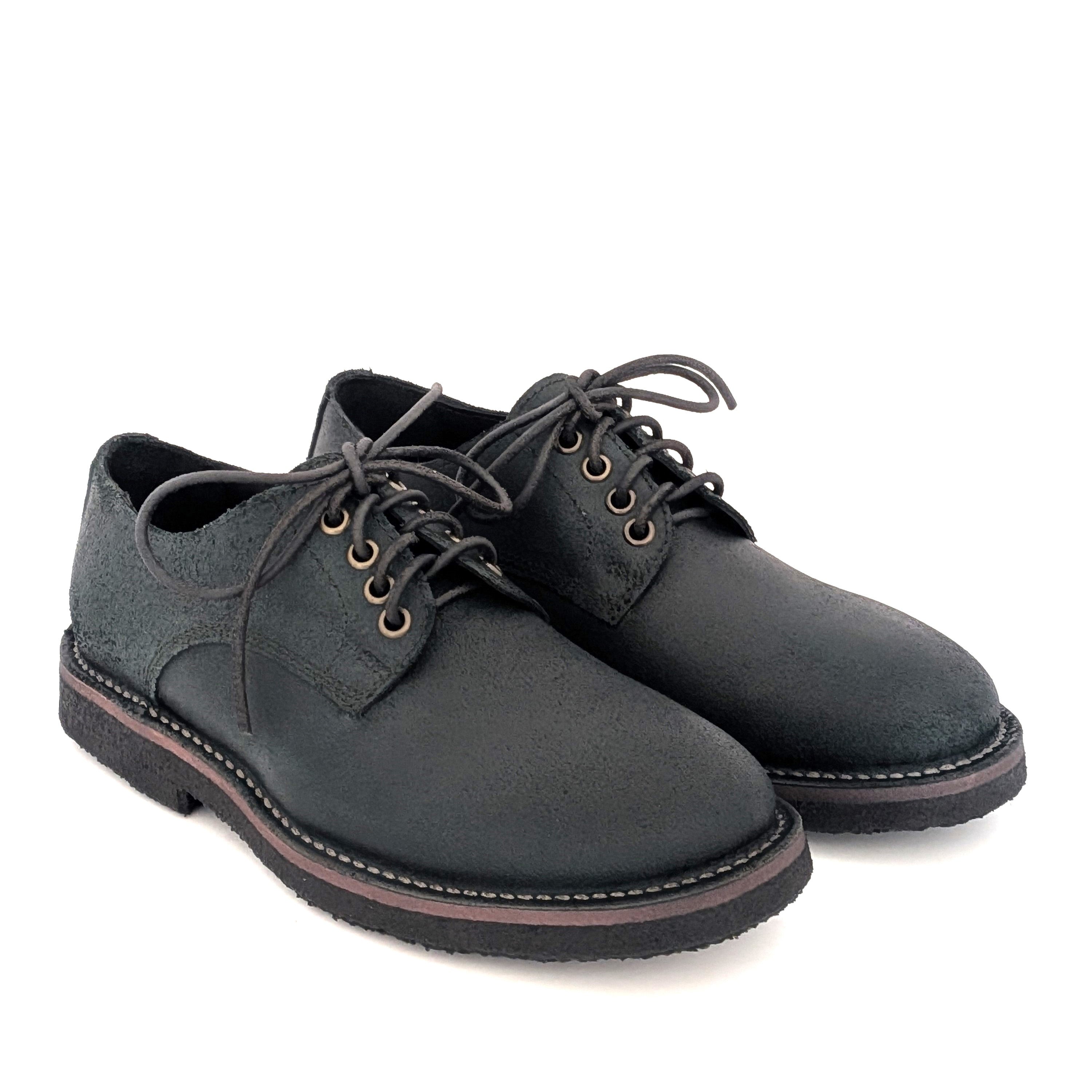 ID DRESS 01 – Greased Suede Derby