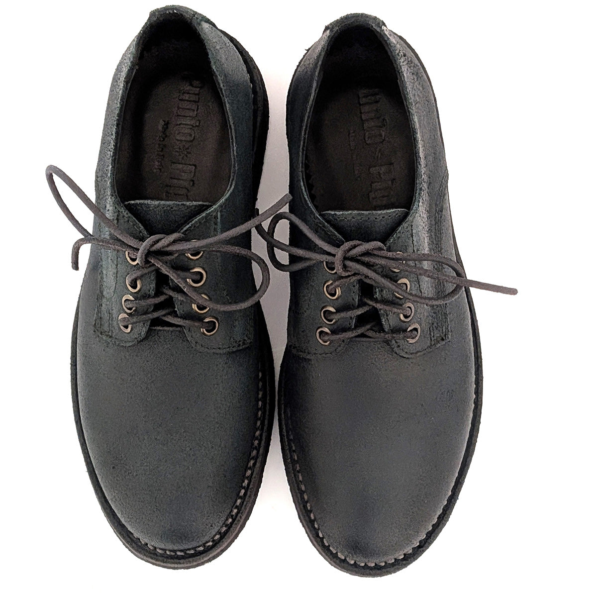 ID DRESS 01 – Greased Suede Derby