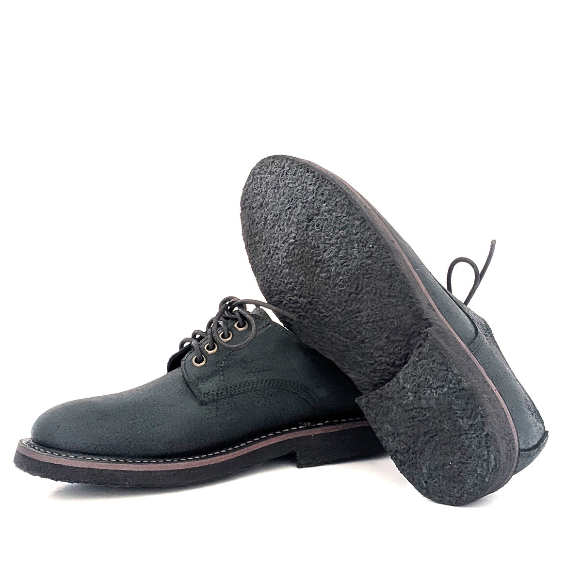 ID DRESS 01 – Greased Suede Derby