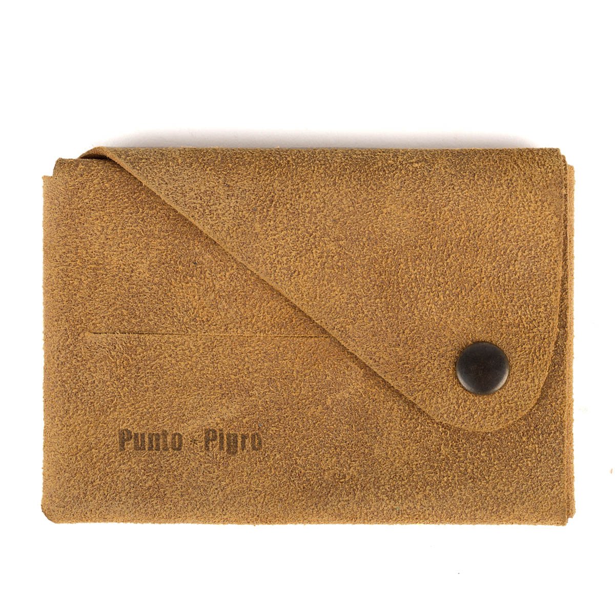 D CARD HOLDER - Suede Tan