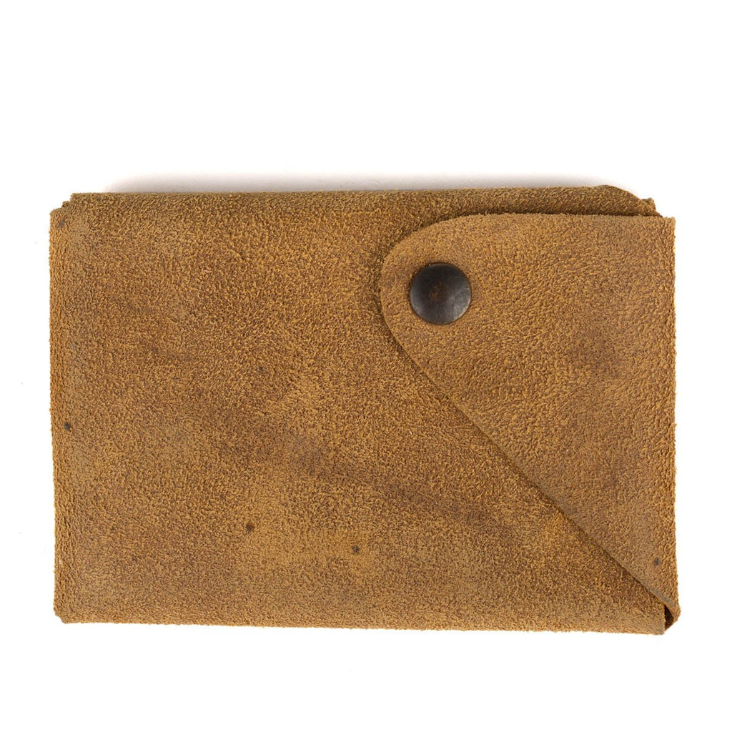 D CARD HOLDER - Suede Tan
