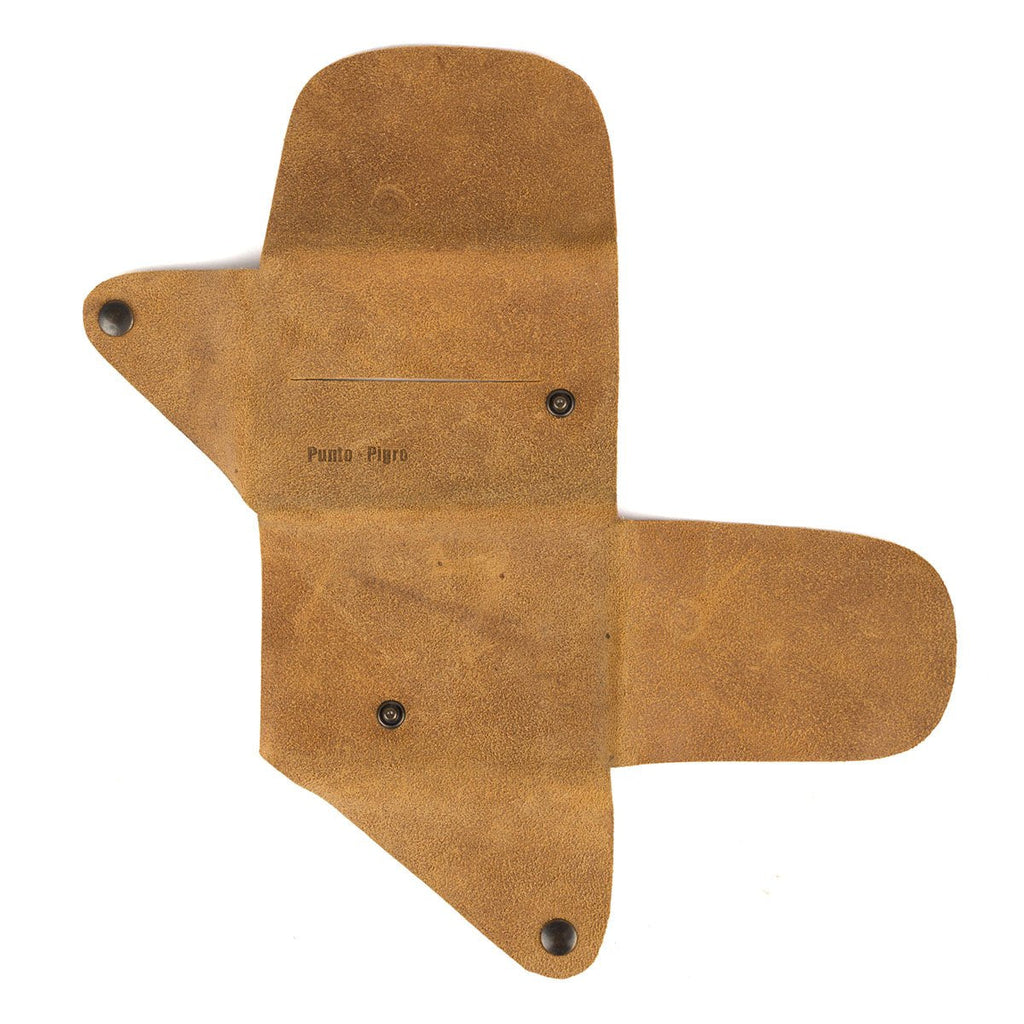 D CARD HOLDER - Suede Tan