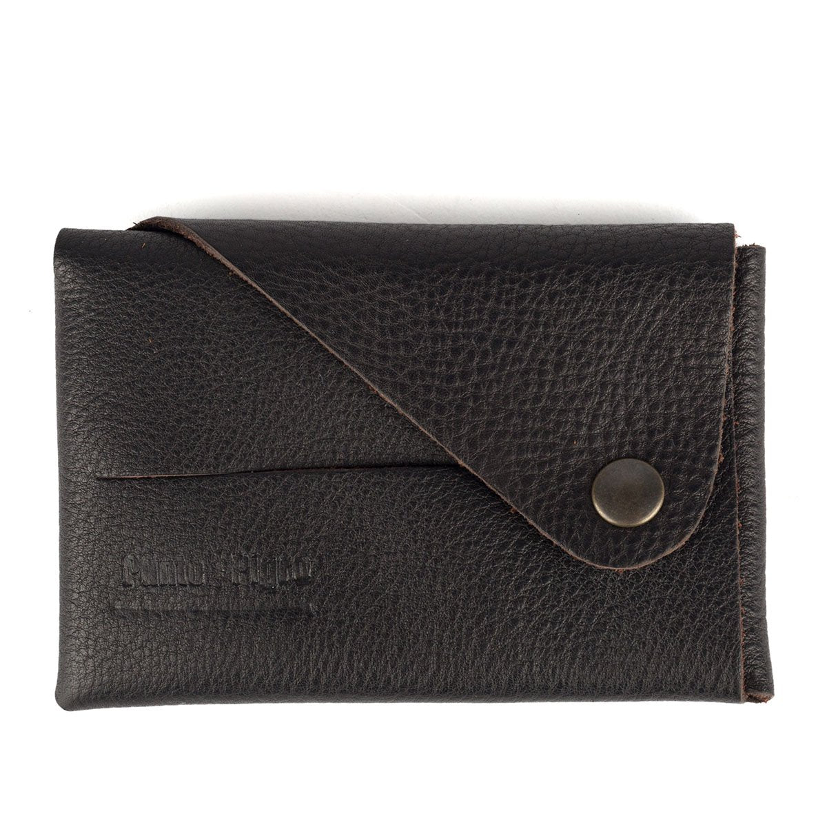 D CARD HOLDER - Deer grain Black