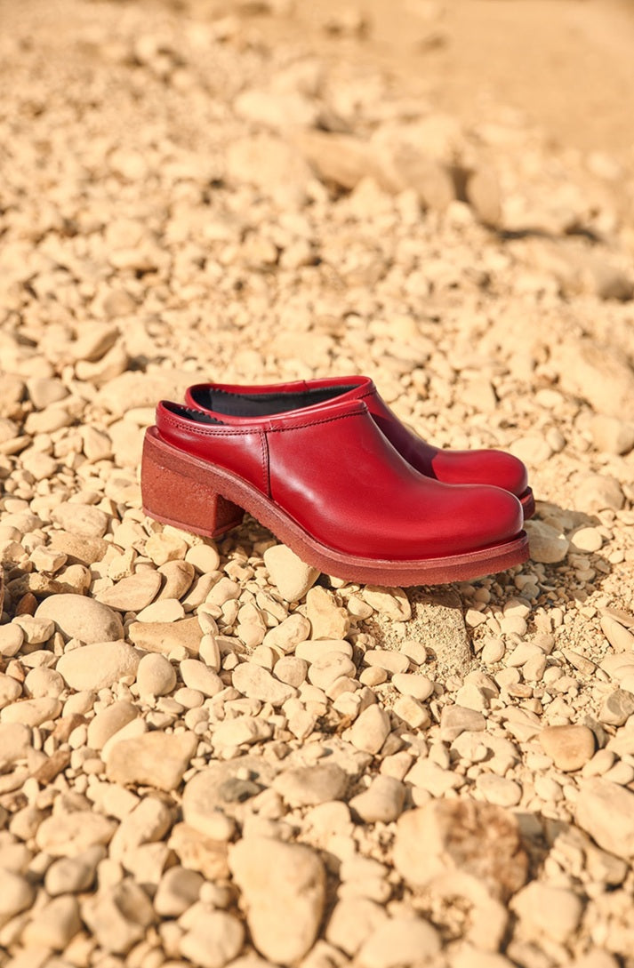 TEXAS 50 - Leather clog