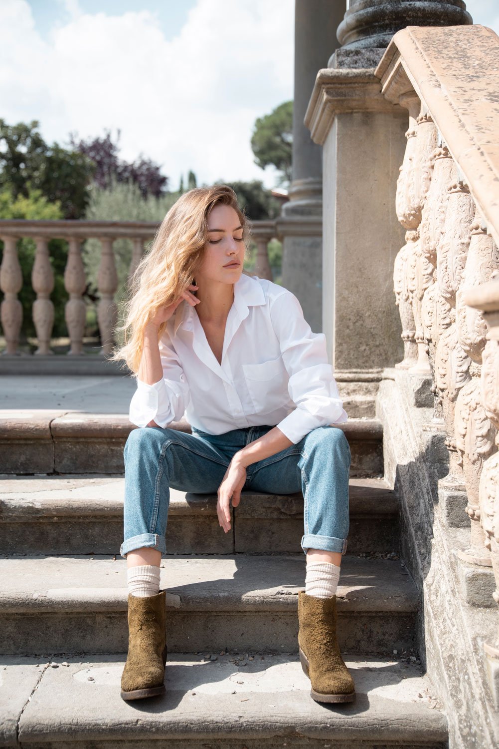 TEXAS 03 ROUGH SUEDE BOOTS – Moss