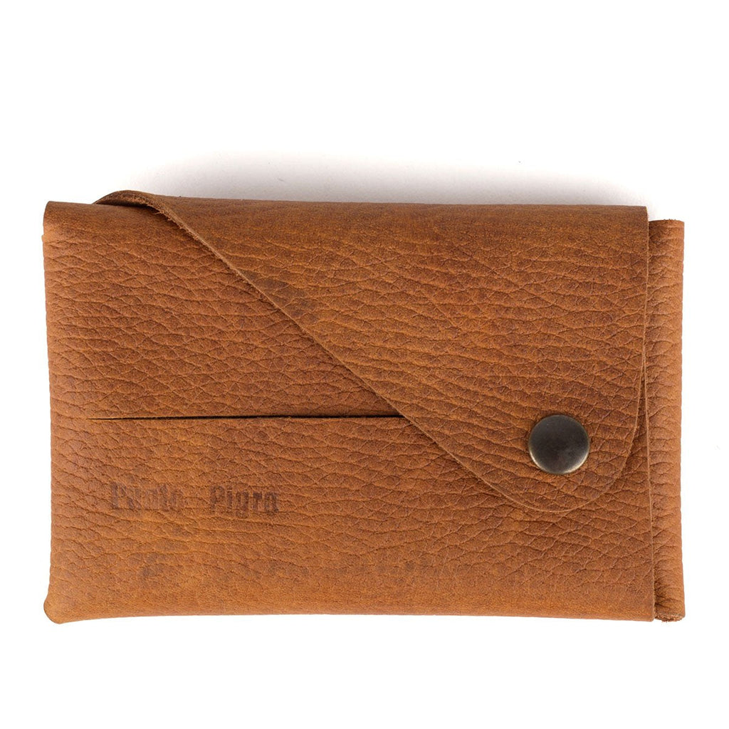 D CARD HOLDER - Deer grain Tan