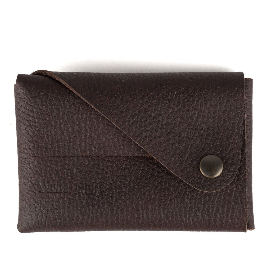 D CARD HOLDER - Deer grain Coffe