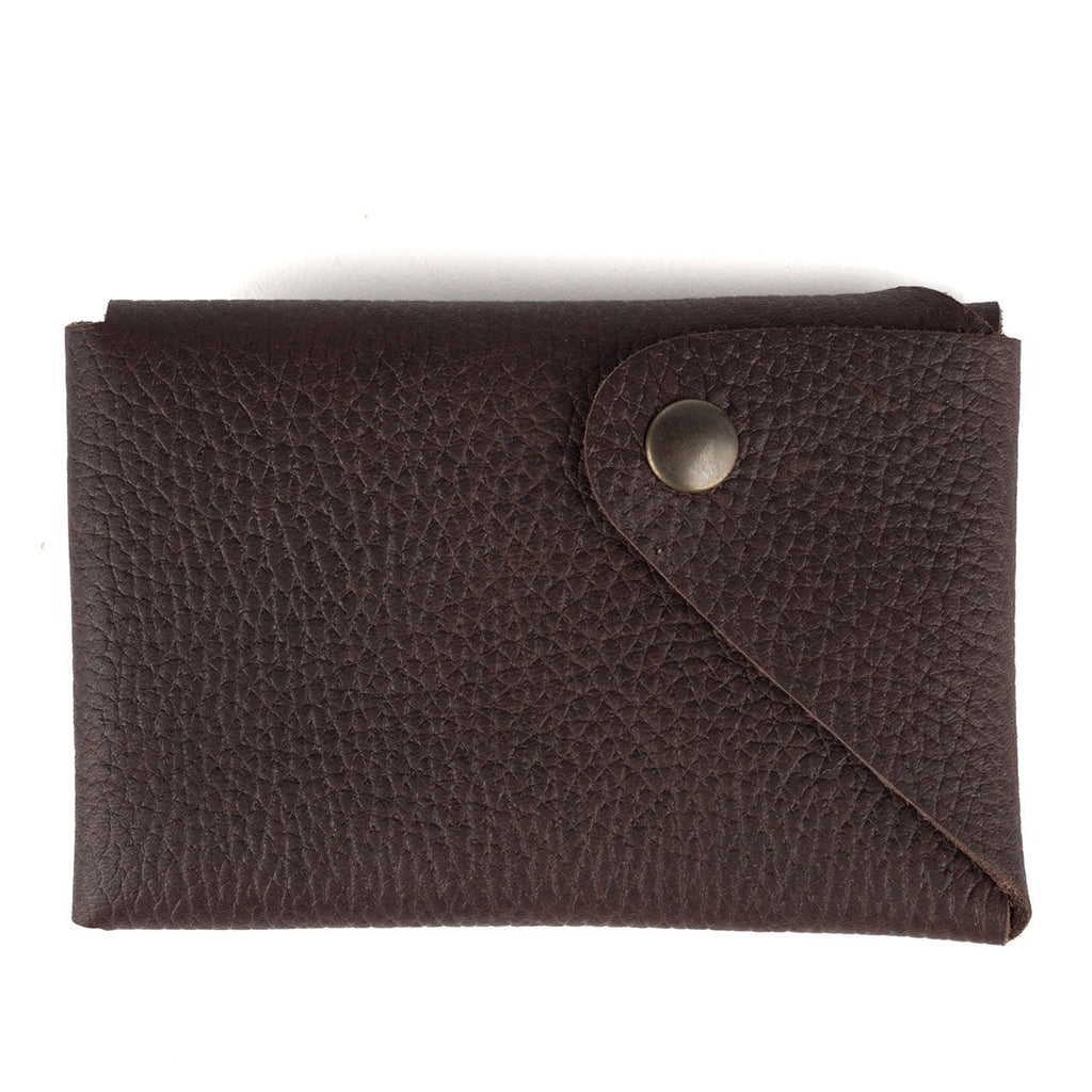 D CARD HOLDER - Deer grain Coffe