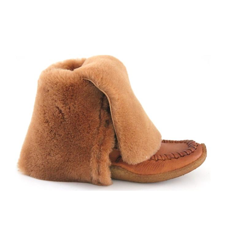 Eschimese Orange– Laced high boots