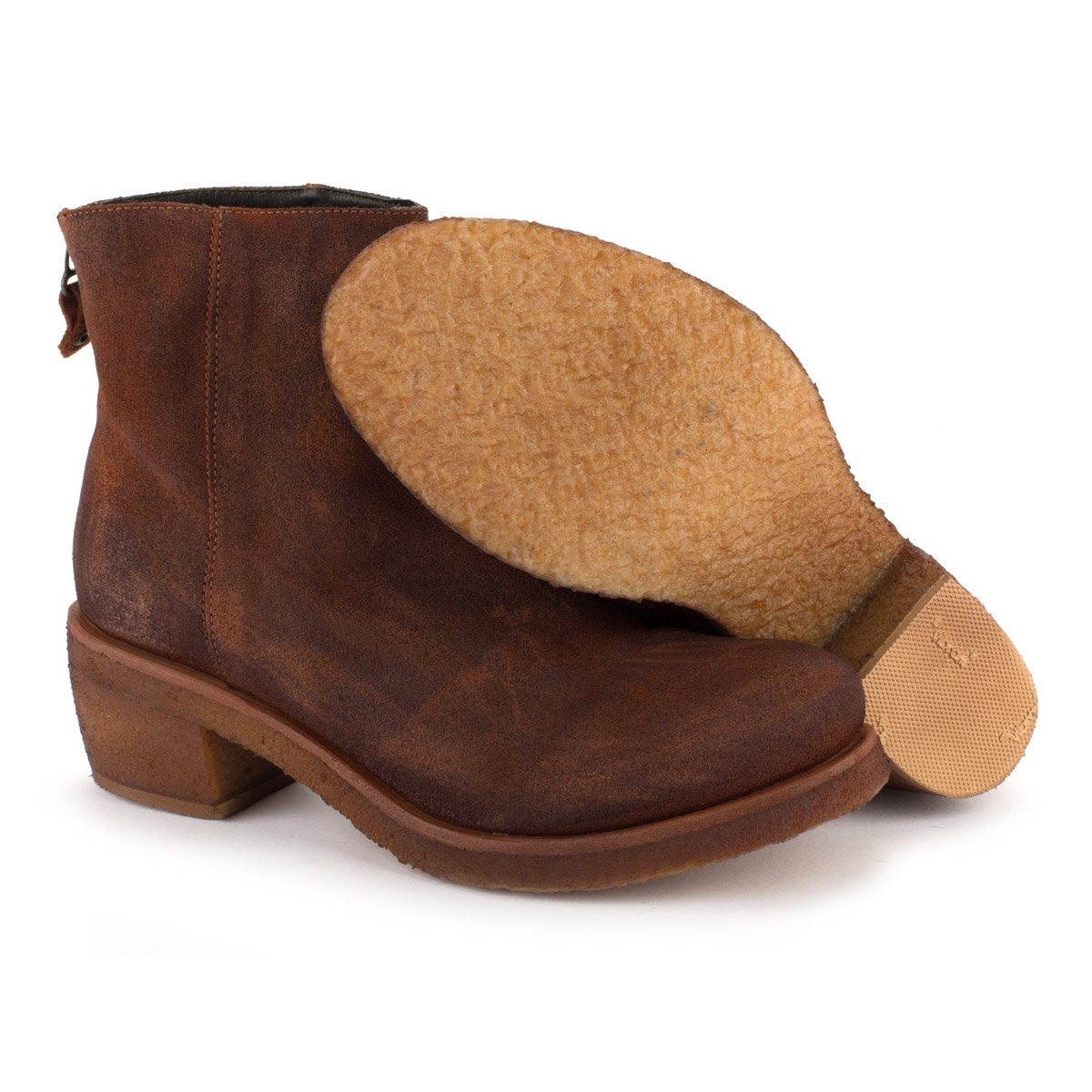 TEXAS 03 SUEDE BOOTS – Rust
