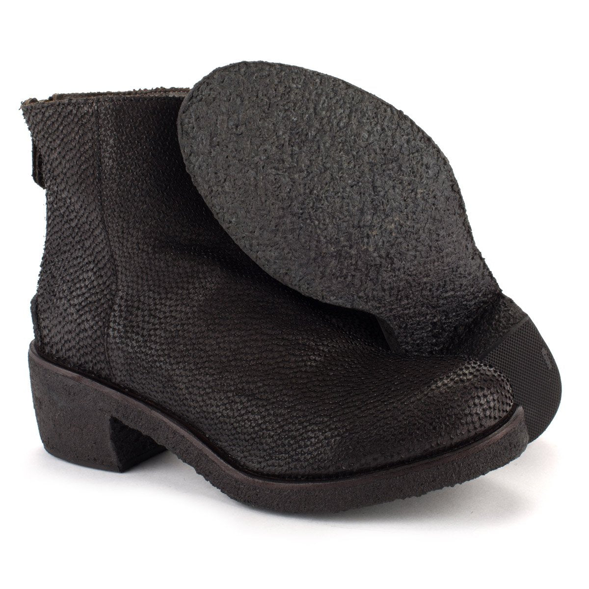 TEXAS 03 CARVED BOOTS – Black