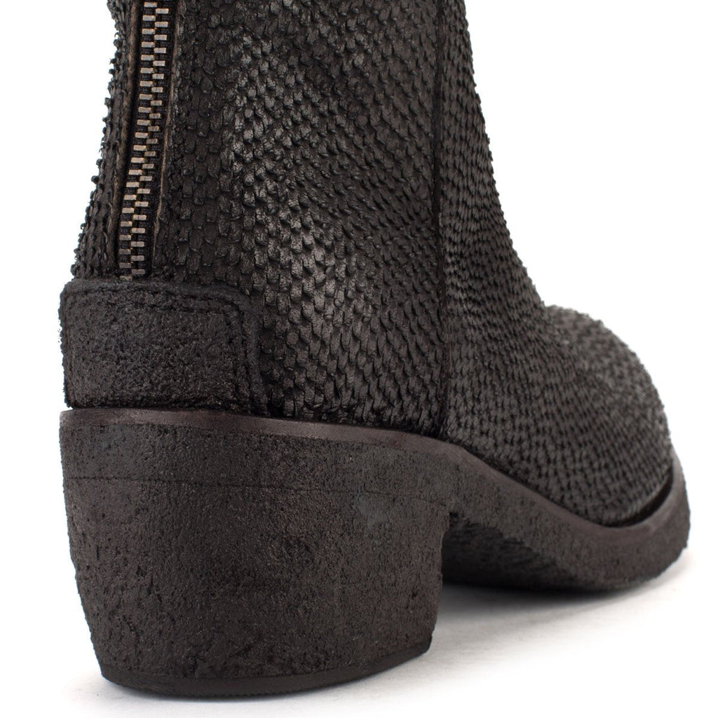 TEXAS 03 CARVED BOOTS – Black