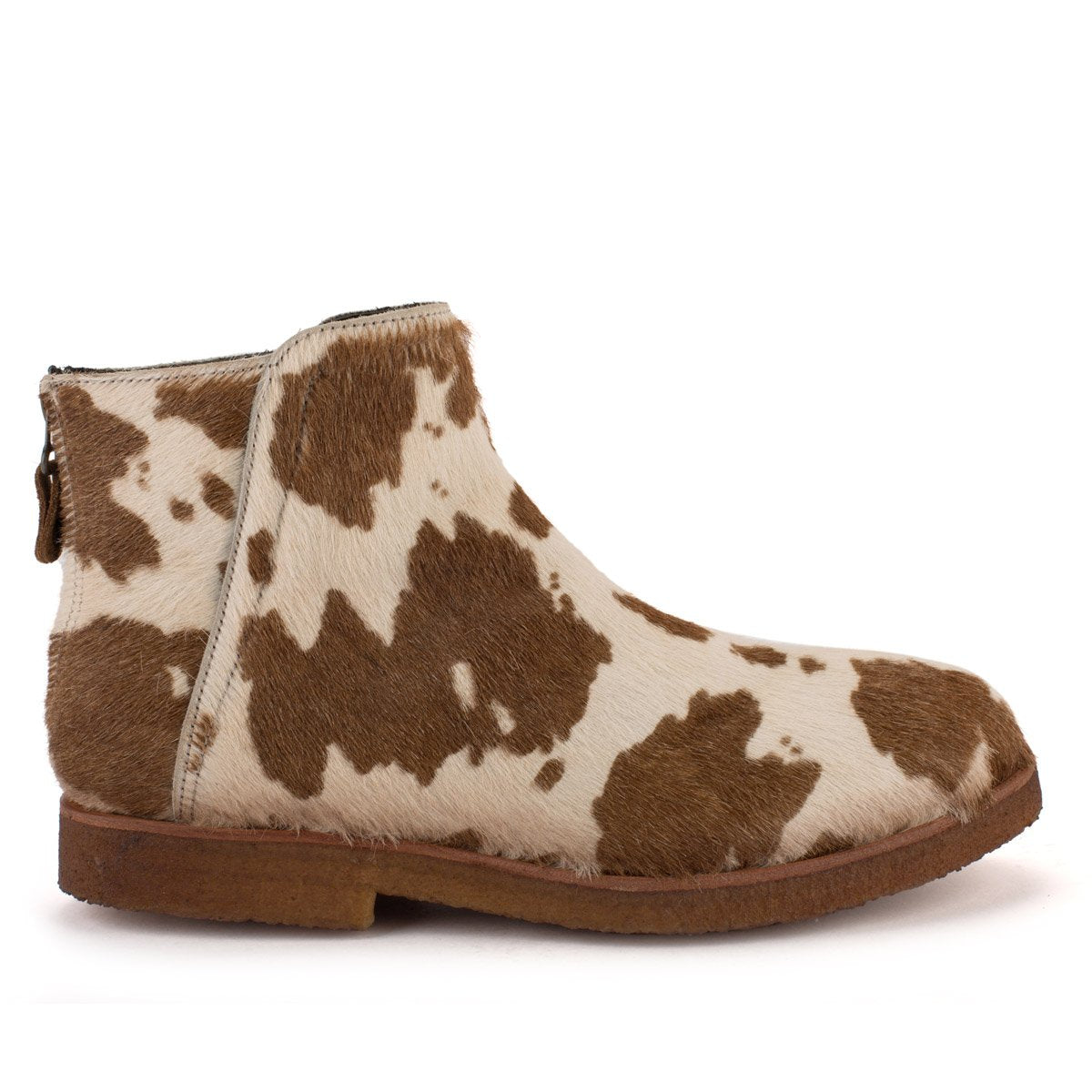 DRESS05 PONY ANKLE BOOTS – Cow