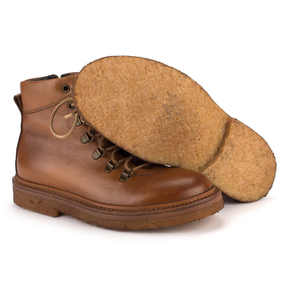 COLLEGE25 ANKLE BOOTS – Tan