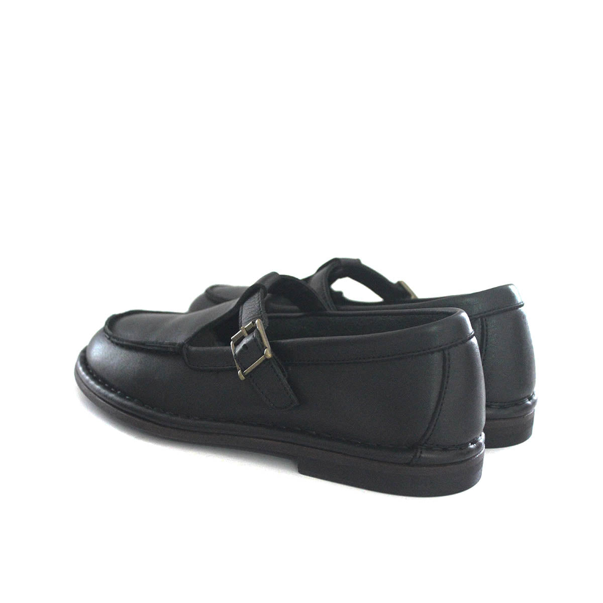 HAND 63 – Leather T-strap shoes