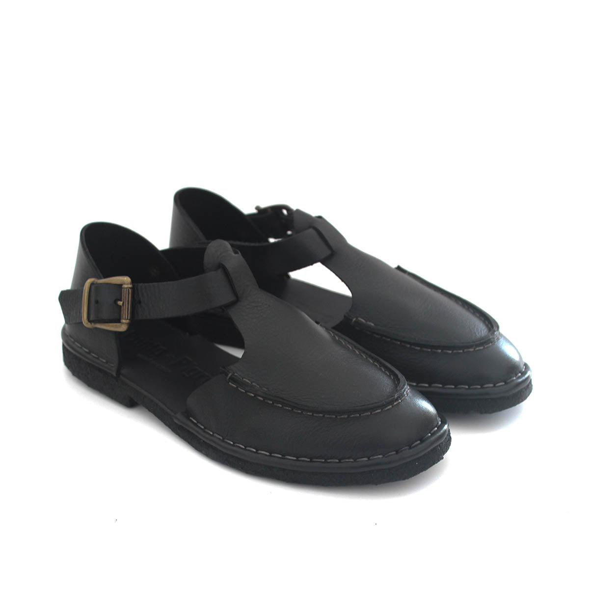 HAND 1112 CREPE - Moccasin Mary Jane