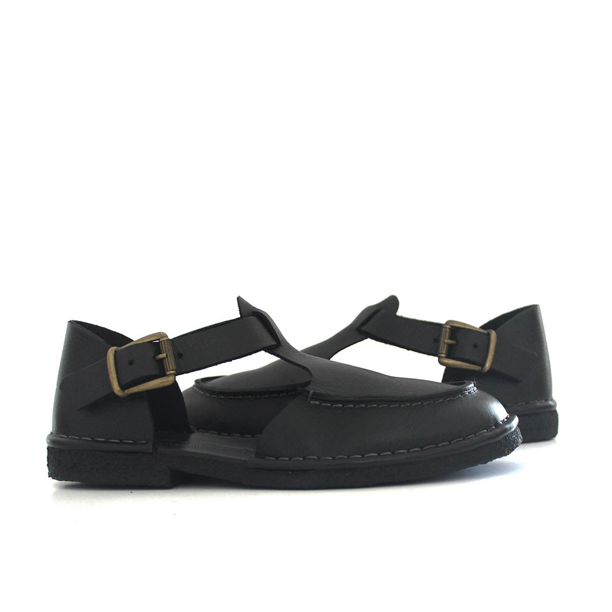 HAND 1112 CREPE - Moccasin Mary Jane