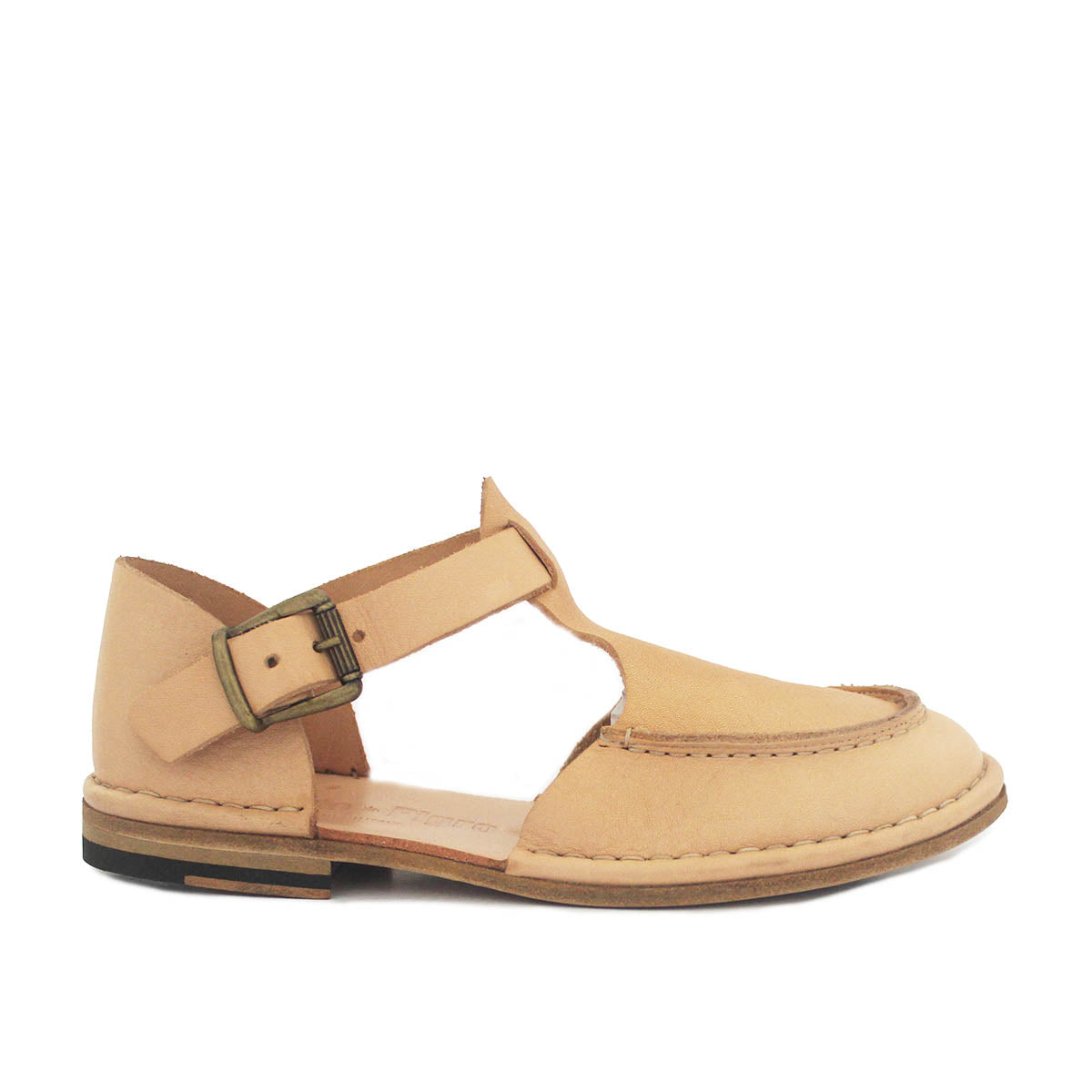 HAND 1112 LEATHER - Moccasin Mary Jane