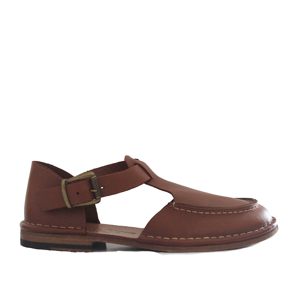 HAND 1112 LEATHER - Moccasin Mary Jane