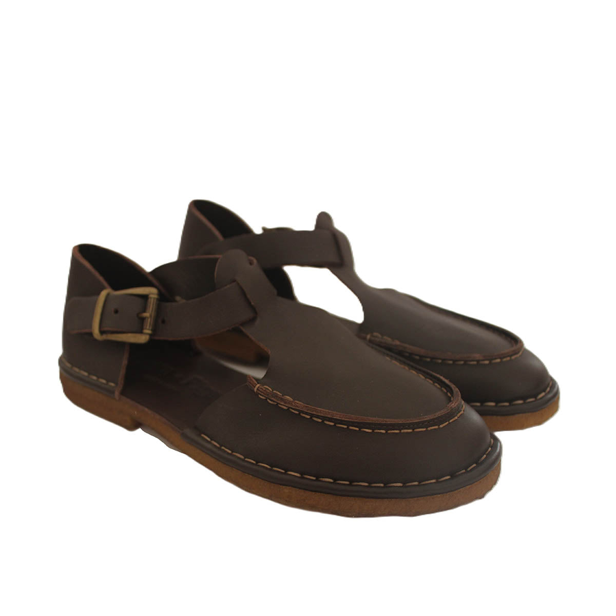 HAND 1112 CREPE - Moccasin Mary Jane