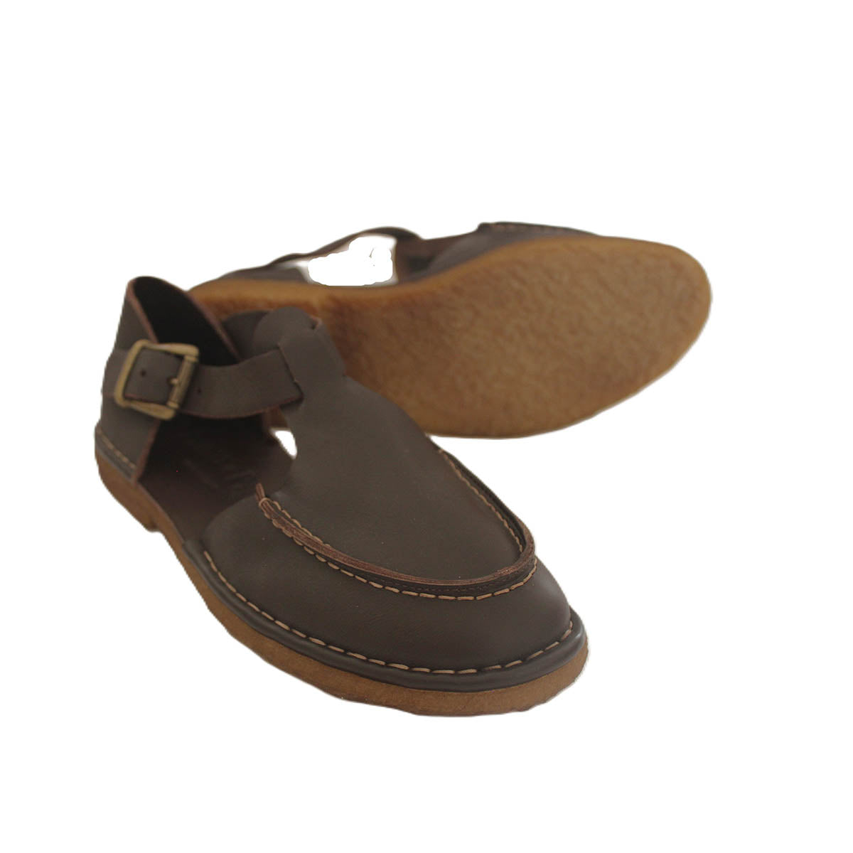 HAND 1112 CREPE - Moccasin Mary Jane