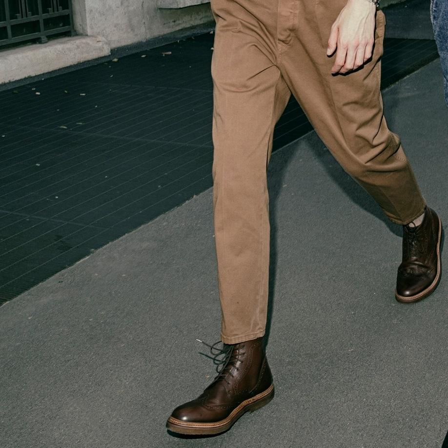 SCHOTT ANKLE BOOTS – Brown