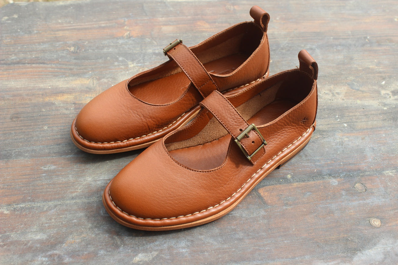 HAND 80 LEATHER - Mary Jane flats