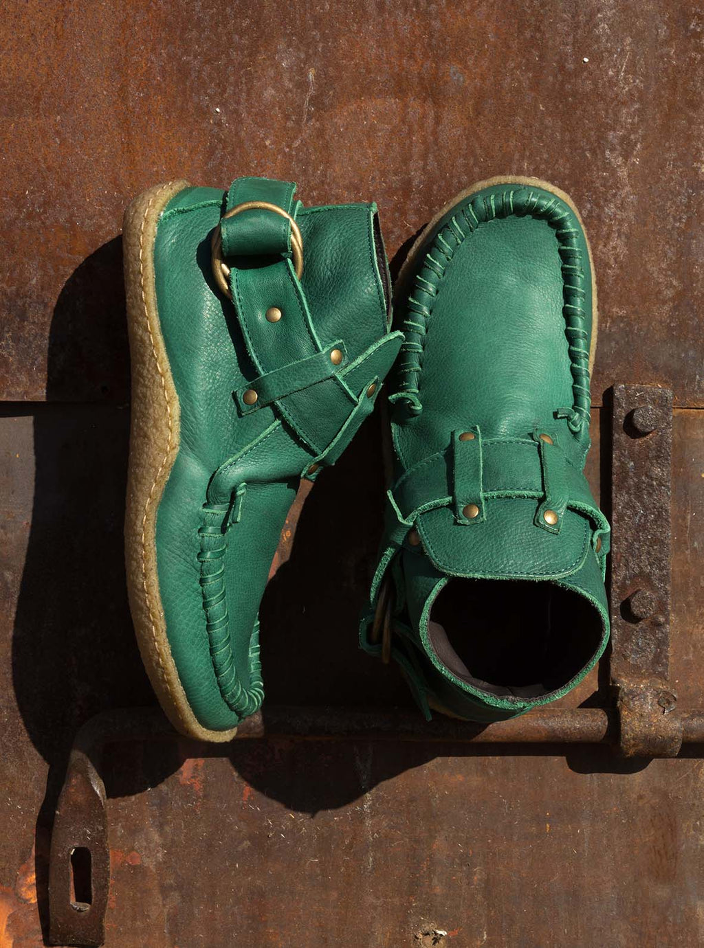 Beams Green – Opanka slip-on