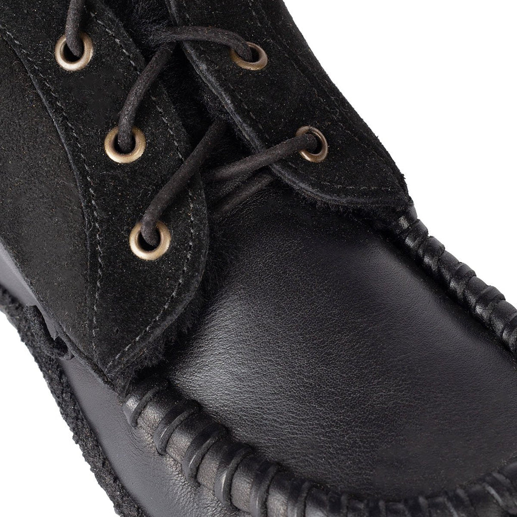 Eschimese Black– Laced high boots