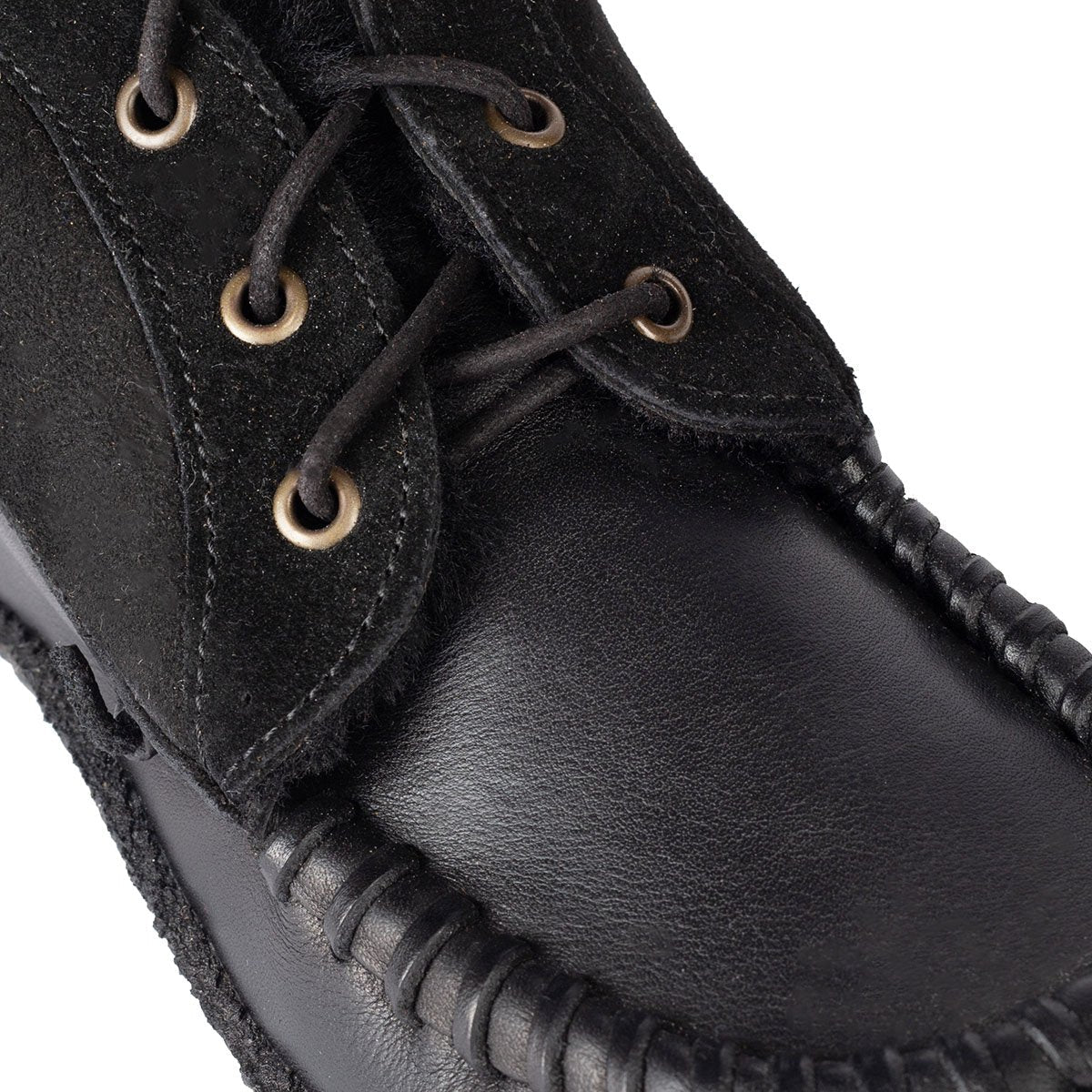 Eschimese Black– Laced high boots