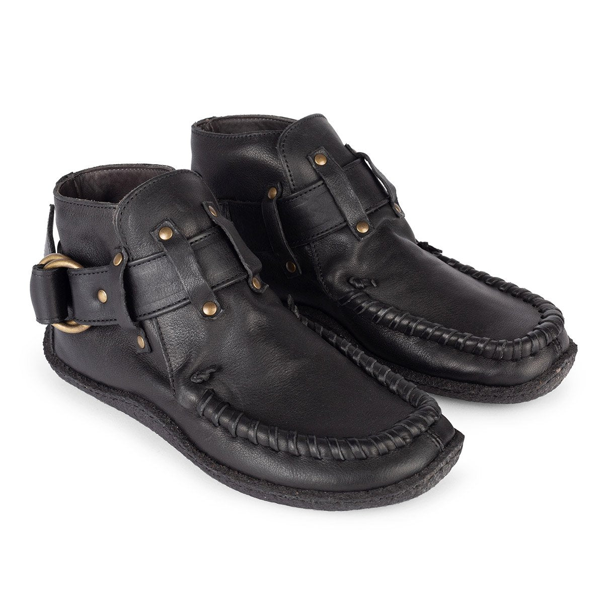 Beams Black – Opanka slip-on