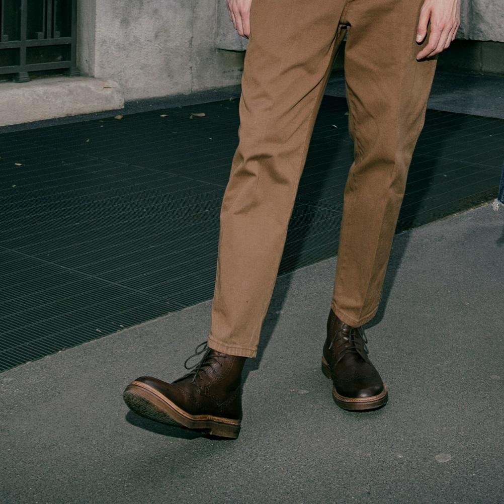 SCHOTT ANKLE BOOTS – Brown