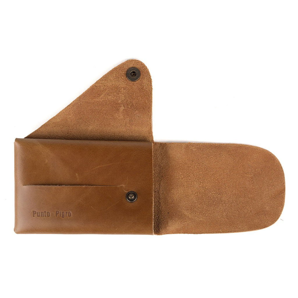 D CARD HOLDER - Pull-up Tan